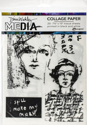 Dina Wakely Media Collage Paper - Vintage and Sketches RANGER